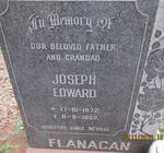 FLANAGAN Joseph Edward 1872-1962