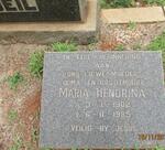 VERCUEIL Maria Hendrina 1902-1985