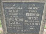 COETZEE Floris Petrus 1870-1943 & Gertruida 1869-1953