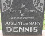 DENNIS Joseph & Mary