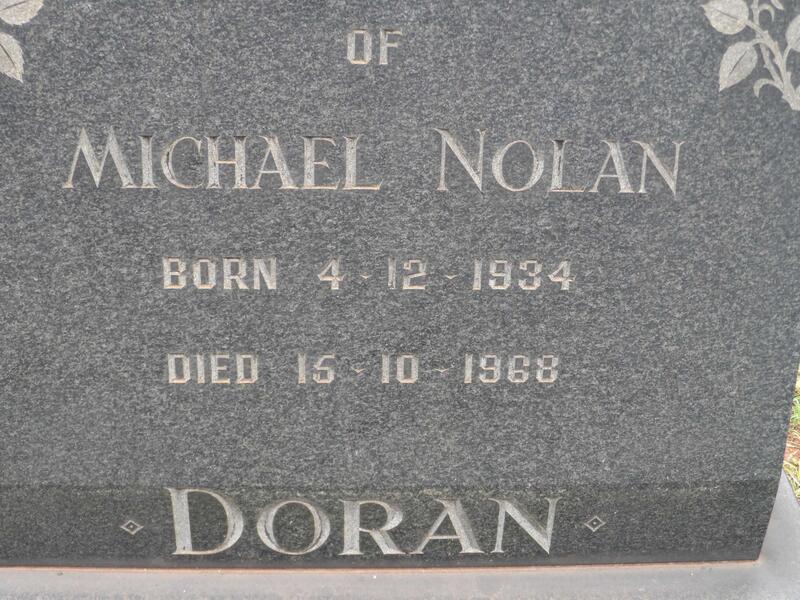 DORAN Michael Nolan 1934-1968