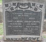 MERWE Carel, van der 1881-1944 & Sarah ROODT 1894-1955