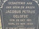 OELOFSE Jacobus Petrus 1921-1939