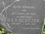 GERTZEN H.A.D. 1896-1962