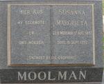MOOLMAN Susanna Margrieta nee MOOLMAN 1887-1952