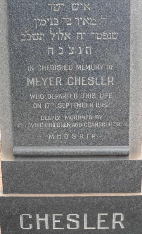 CHESLER Meyer -1962