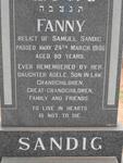 SANDIG Fanny -1986