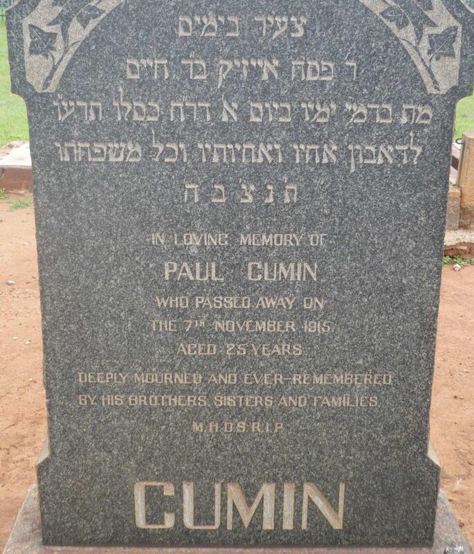 CUMIN Paul -1915
