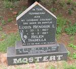 MOSTERT Louis Hendrik L. 1907-1987 & Helen Isabella 1912-1998