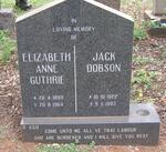 GUTHRIE Elizabeth Ann 1899-1964 :: DOBSON Jack 1922-1993