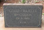MacCARRON Gerard Majella -1960