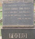 FOORD Dina Maria nee MULDER 1845-1943 :: FOORD Albert Edward 1884-1948