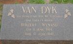 DYK Burgert Wynand, van 1904-1949