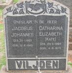 VILJOEN Jacobus Johannes 1880-1949 & Catharina Elizabeth 1884-1970