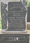 NEL Beatrix Jacoba Christina nee KRIEL 1878-1949