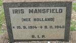 MANSFIELD Iris nee HOLLAND 1914-1948