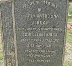 JORDAN Maria Catherina 1893-1948