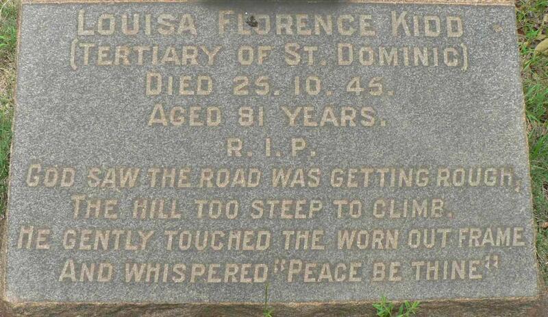 KIDD Louisa Florence -1945