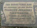 FURSTENBERG Francois Johannes 1871-1934