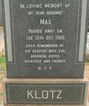 KLOTZ Max -1968