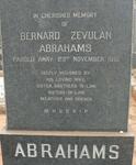 ABRAHAMS Bernard Zevulan -1961