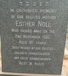 NOLL Esther -1965