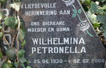 ? Wilhelmina Petronella 1930-2000