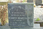 MARTENS Maureen nee MAPSTONE 1930-1993