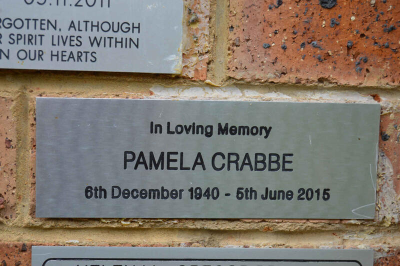 CRABBE Pamela 1940-2015