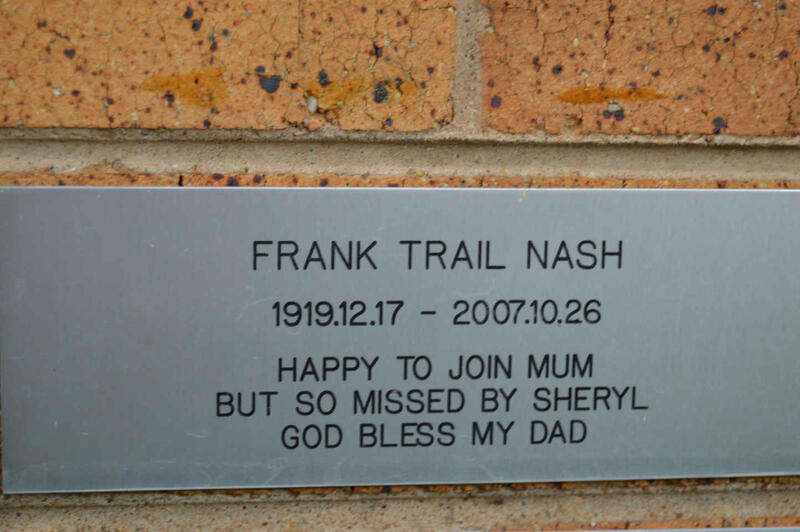 NASH Frank Trail 1919-2007