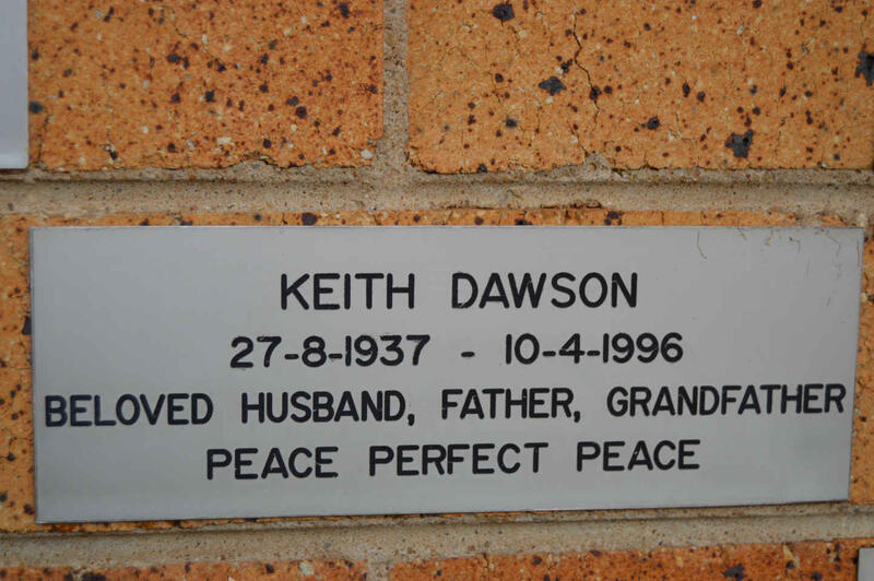 DAWSON Keith 1937-1996