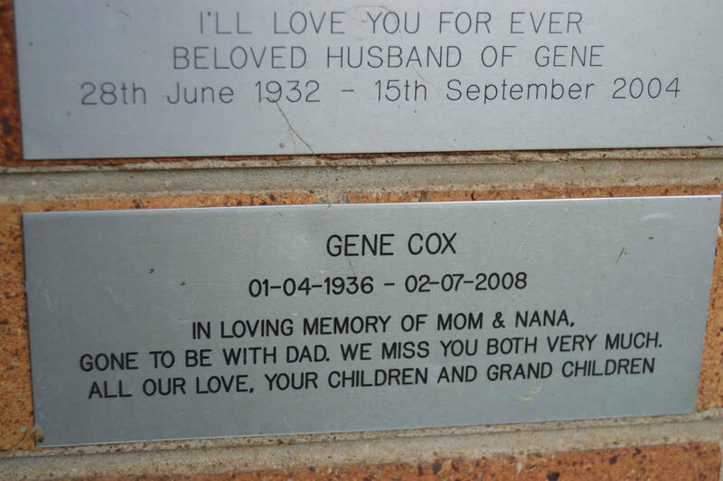 COX Gene 1936-2008