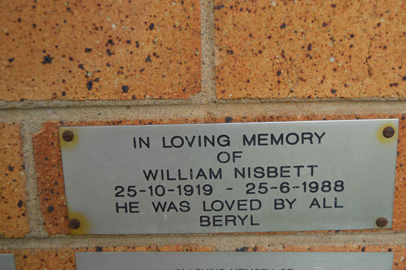 NISBETT William 1919-1988
