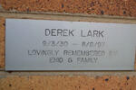 LARK Derek 1930-1997