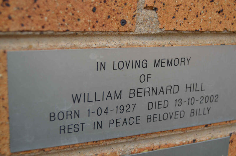 HILL William Bernard 1927-2002