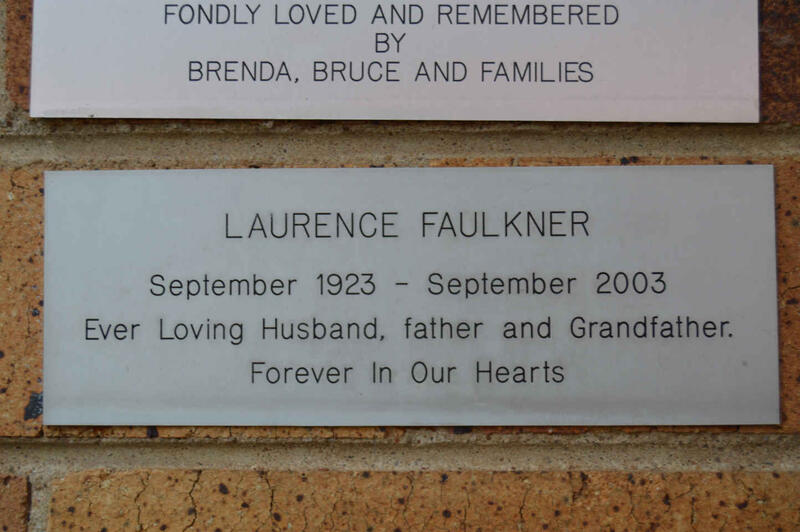 FAULKNER Laurence 1923-2003