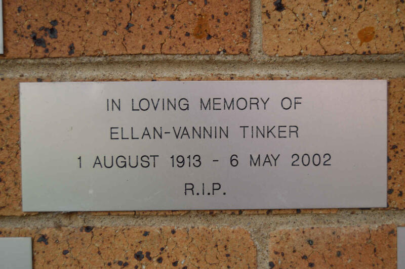 TINKER Ellan-Vannin 1913-2002