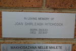 HITCHCOCK Joan Shirleagh 1930-2007