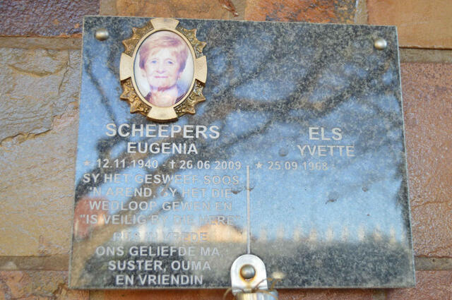 SCHEEPERS Eugenia 1940-2009 :: ELS Yvette 1968-