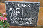CLARK Henry Pieter 1931-2014
