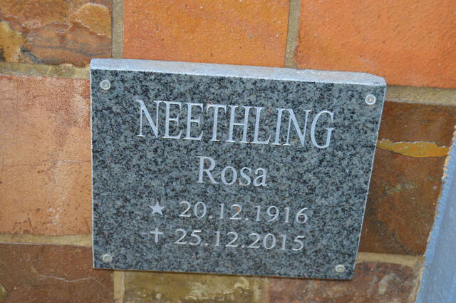 NEETHLING Rosa 1916-2015