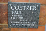 COETZER Paul 1939-2008
