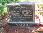 NAGEL Martin 1926-1979 & Marina 1934-1993