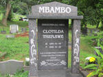 MBAMBO Clotilda Thenjiwe 1970-2009