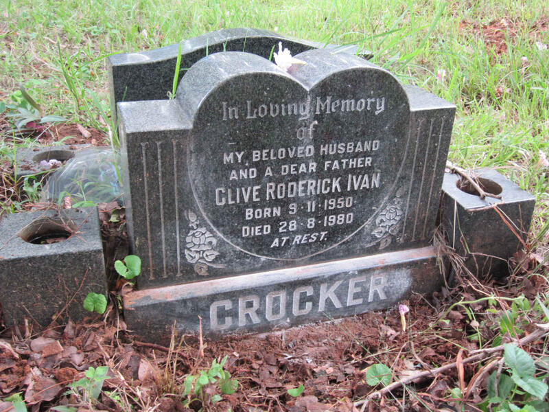 CROCKER Clive Roderick Ivan 1950-1980