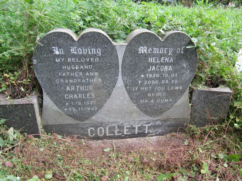 COLLET Arthur Charles 1921-1982 & Helena Jacoba 1920-2000