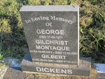 DICKENS George -1971 ::  DICKENS Gilbert 1941-2013 :: DICKENS Gilchrist Montaque 1973-2001