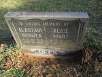 BECK Alice Mary 1947-1972 :: BECK Alastair Browen 1970-1988