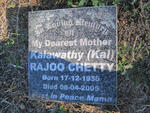 CHETTY Kalawathy Rajoo 1930-2005