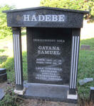 HADEBE Gayana Samuel 1917-1999